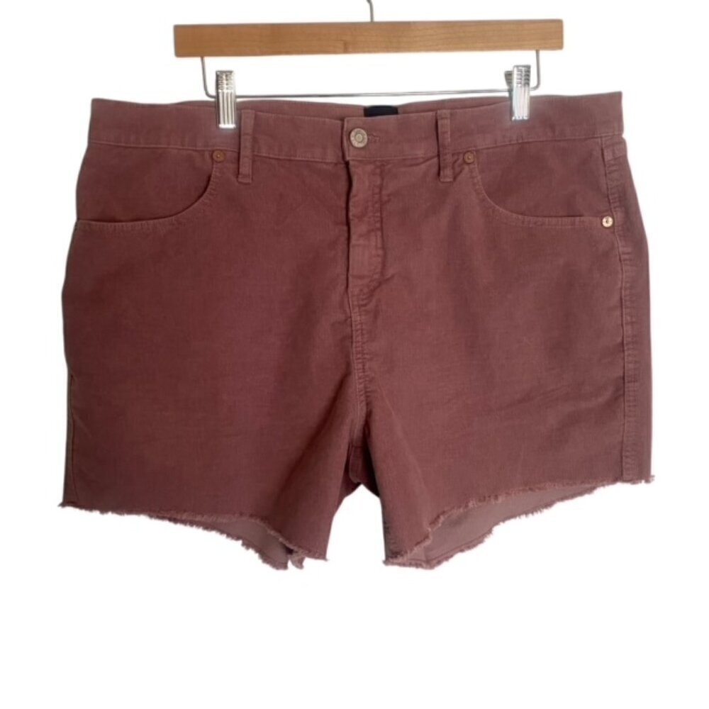 Gap Nostalgia Rose High Rise Corduroy Shorts 16